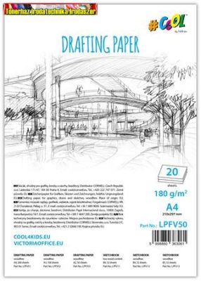 Műszaki rajzlap fehér, A4 180gr. (Dipa A/4) 20ív/cs Victoria