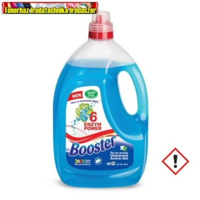 Booster mosógél 3l Universal (színes és fehér ruhákhoz ) 40 mosásos