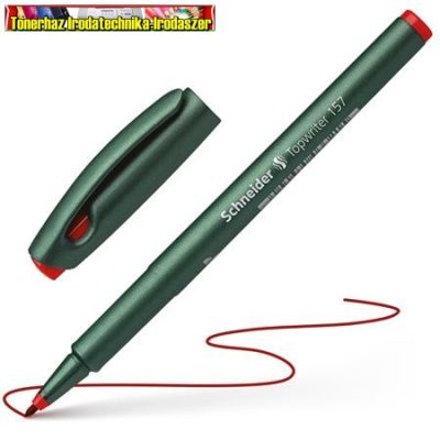 Schneider Topwriter 157 tűfilc 0,8 mm piros színben