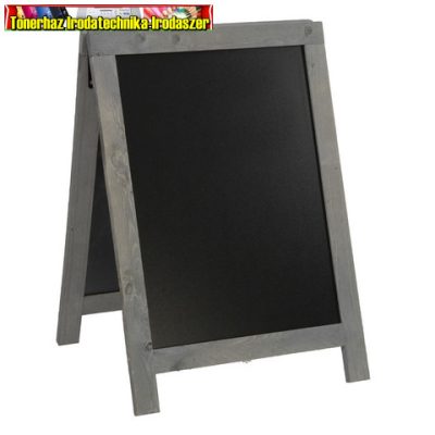 Megállító Kréta tábla 55x85 cm Securit Duplo Vintage szürke