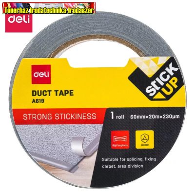 DELI RAGASZTÓSZALAG SZÖVETES 60mmx20m EZÜST - A619