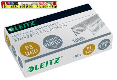 LEITZ P3 Tűzőkapocs, 24/6, 5570-00-00 (100 db/doboz)