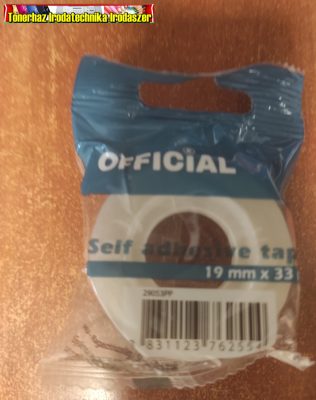 Ragasztószalag bliszteres 19mmx33m (19x33) TRANSZPARENS (tixo) (cellux)