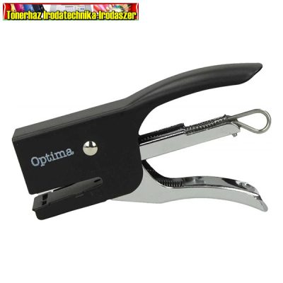 OPTIMA Tűzőgép marok ( kalauz) mini 25 lap 24/6 fekete 