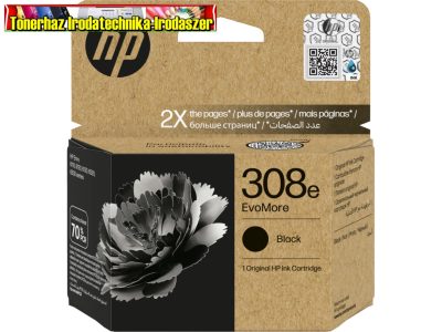 HP 7FP22UE EREDETI Tintapatron Black No.308e EvoMore