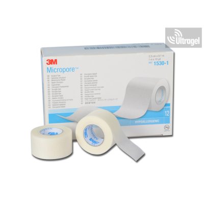 3M Micropore™ papír alapú ragtapasz 2,5cm x 9,1m - 1530-1