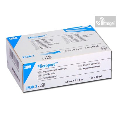 3M Micropore™ papír alapú ragtapasz 7,6cm x 9,1m - 1530-3