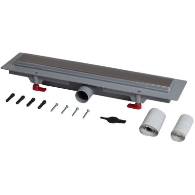 FixTrend Klasik 450 rozsdamentes zuhanyfolyóka, 450mm, matt