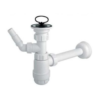 MCALPINE HC1LWM műanyag buraszifon mosógép csatlakozóval, 5/4"x32mm