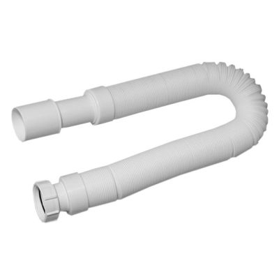 MCALPINE MRMF2-05 flexibilis zuhanyleeresztő bekötőcső, 6/4" x 40 - 290/550 mm 