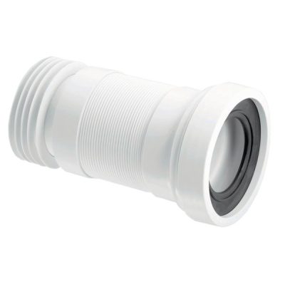 MCALPINE WC-F23R flexibilis WC-bekötőcső 100/110x440mm, lamellás