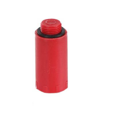 HL 42.R piros műanyag nyomáspróba dugó, 1/2"