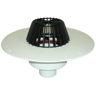 HL 62P/1 lapostető összefolyó PVC karimával, DN110