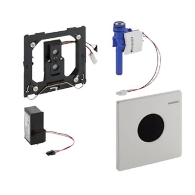 GEBERIT piszoár infra vezérlés alpin fehér, 01 típusú könnyűfém előlappal, 230 V 