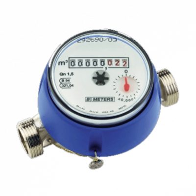 B-METERS GSD8 AF vízóra hidegvízre, falba építhető, csatlakozás nélkül, 80mm-es, 1.5m3/h, 1/2"