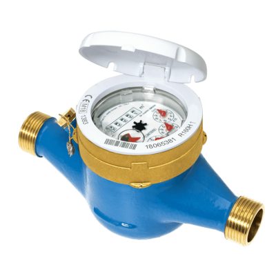 B-METERS GMBAF fedeles nedvesen futó vízóra hidegvízre, csatlakozó nélkül, 165mm, 1.5m3, 1/2"