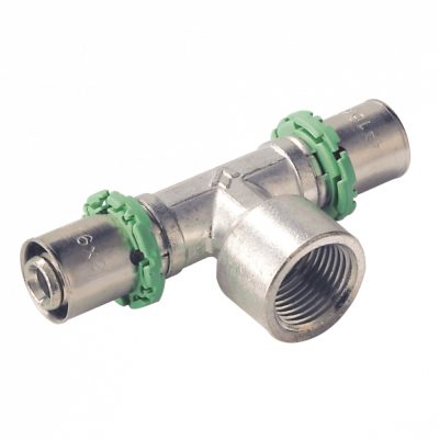 COMAP 7130GW MultiSkin press T-idom, menetes ággal, 20x2mm-3/4"B-20x2mm