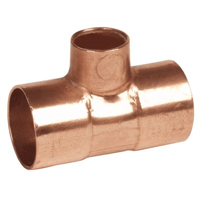 IBP 5130R forrasztható réz szűkített T-idom, 35x18x35mm