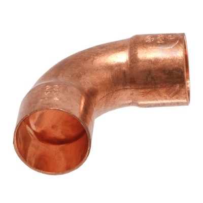 IBP 5002A forrasztható réz ív, 90°, 2 tokos, 18mm