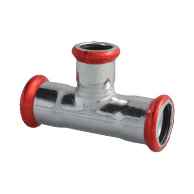FixTrend Steel Press szénacél szűkített T-idom, 108 - 54 - 108mm