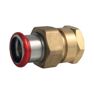 FixTrend Steel Press szénacél belső menetes hollanderes átmenet, 15mm tok - 3/4"B