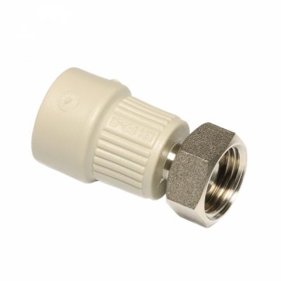 EKOPLASTIK PP-R süthető karmantyú fém félhollandival, 20 mm x 1/2" B