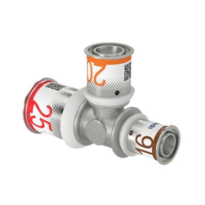 UPONOR S-Press PLUS szűkített T-idom ötrétegű csőhöz, 25x20x16 mm