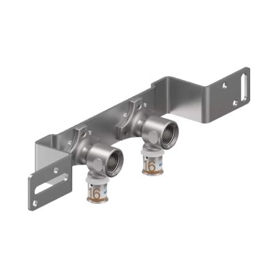 UPONOR S-Press PLUS szerelt süllyesztett falikorong szett, 16 mm x 1/2", 80 mm