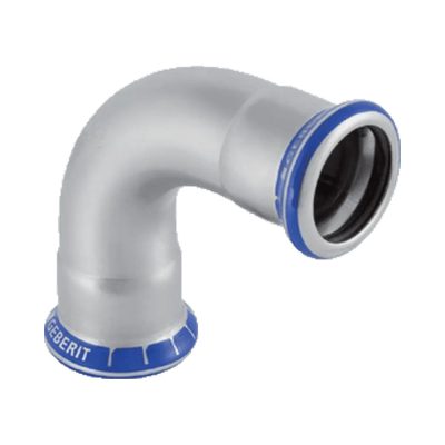 GEBERIT Mapress 2 tokos 90° inox ív, 28 mm