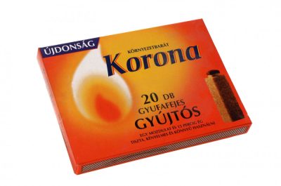 Korona gyufafejű gyújtós 20 db-os (15/karton)