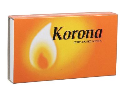 Korona extra hosszú biztonsági gyufa (24/zsugor, 72/karton)