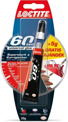 LOCTITE 60 sec univerzális pillanatragasztó 20 g (12/karton)