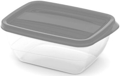 Curver Vedo Ételtartó 0,75L Szögletes Szürke/Átlátszó (6/karton)