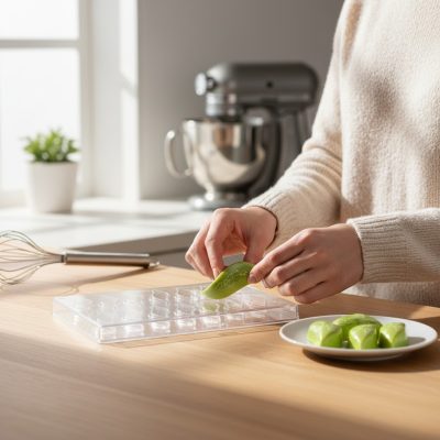 Wave 2 Bonbon csokoládéforma, 275x175 mm, polikarbonát