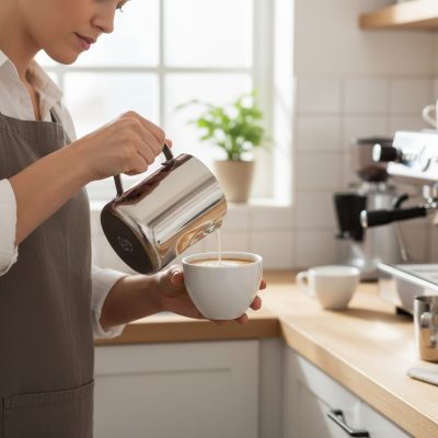 Kancsó 1 liter 10,5x12,5 cm rozsdamentes - Német minőség