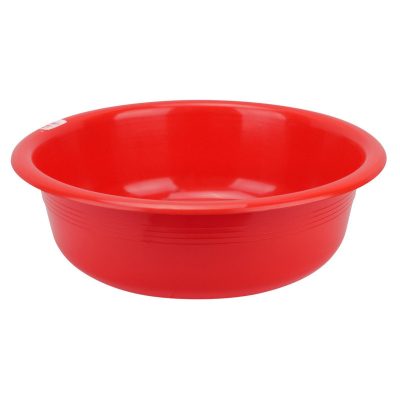 Peremes piros műanyag keverőtál 9 literes 40 cm - Magyar termék megfelelőségi tanusítvánnyal