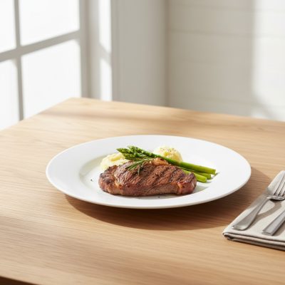 Everyday 24 cm-es lapostányér 6 db-os temperált üvegből