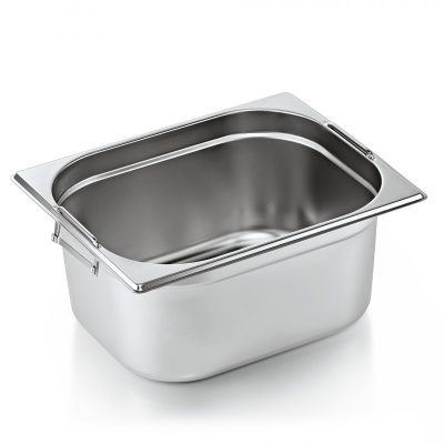 GN edény 1/2 150 mm 8,5 literes csúszófüllel 0,6 mm vastag rozsdamentes anyagból - Német minőség
