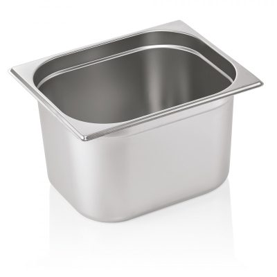 Gn edény 1/2 200 mm 11,5 liter 0,6 mm vastag rozsdamentes anyagból – német minőség