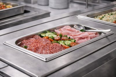 Essentials GN edény 1/2 40 mm 2 literes rozsdamentes – Német minőség