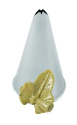 Levél, magmintás cső (0035), 5x1 mm, rozsdamentes