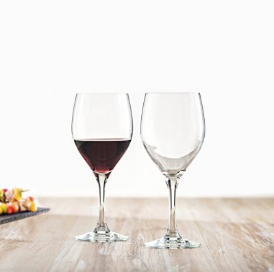 Rodio vörösboros pohár, 420 ml-es extra erős üveg, 6 db-os csomag - Vicrila