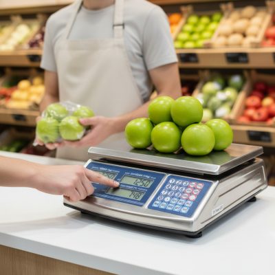 Hitelesített árszorzós mérleg – 15 kg kapacitás, professzionális pontosság