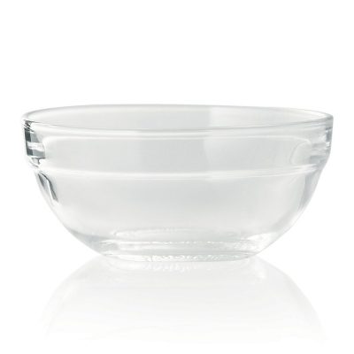Empilable tálka, 9 cm, 140 ml üveg, sorolható, opálos, 6 db-os csomag
