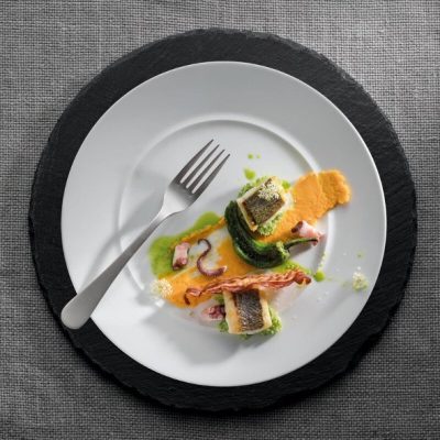 Style lapostányér, 28 cm, high alumina porcelán, 6 db-os csomag