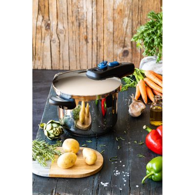 Monix Veloce kukta készlet – 4 és 6 literes rozsdamentes acél gyorsfőző edények