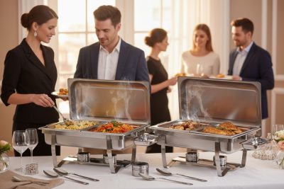 Chafing szett 22 részes, rozsdamentes