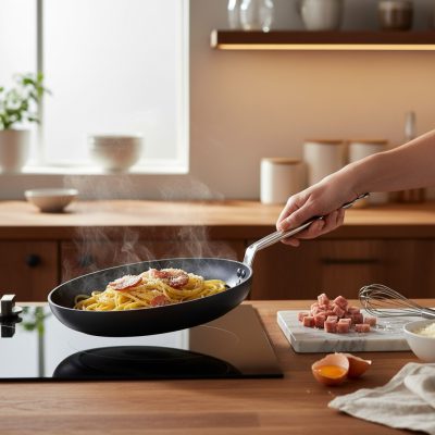 Choc Intense Serpenyő 28 cm-es, extratartós kerámia bevonattal a de Buyer-től