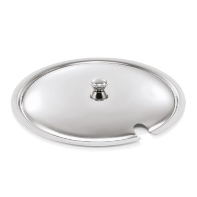 Fedő 1475-ös levestálhoz 25 cm. kanálkivágással rozsdamentes