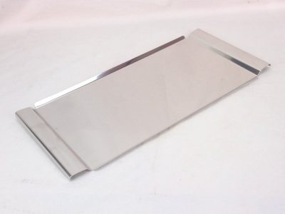 Süteményes tálca közepes, 45×21,5 cm, rozsdamentes, (0483)